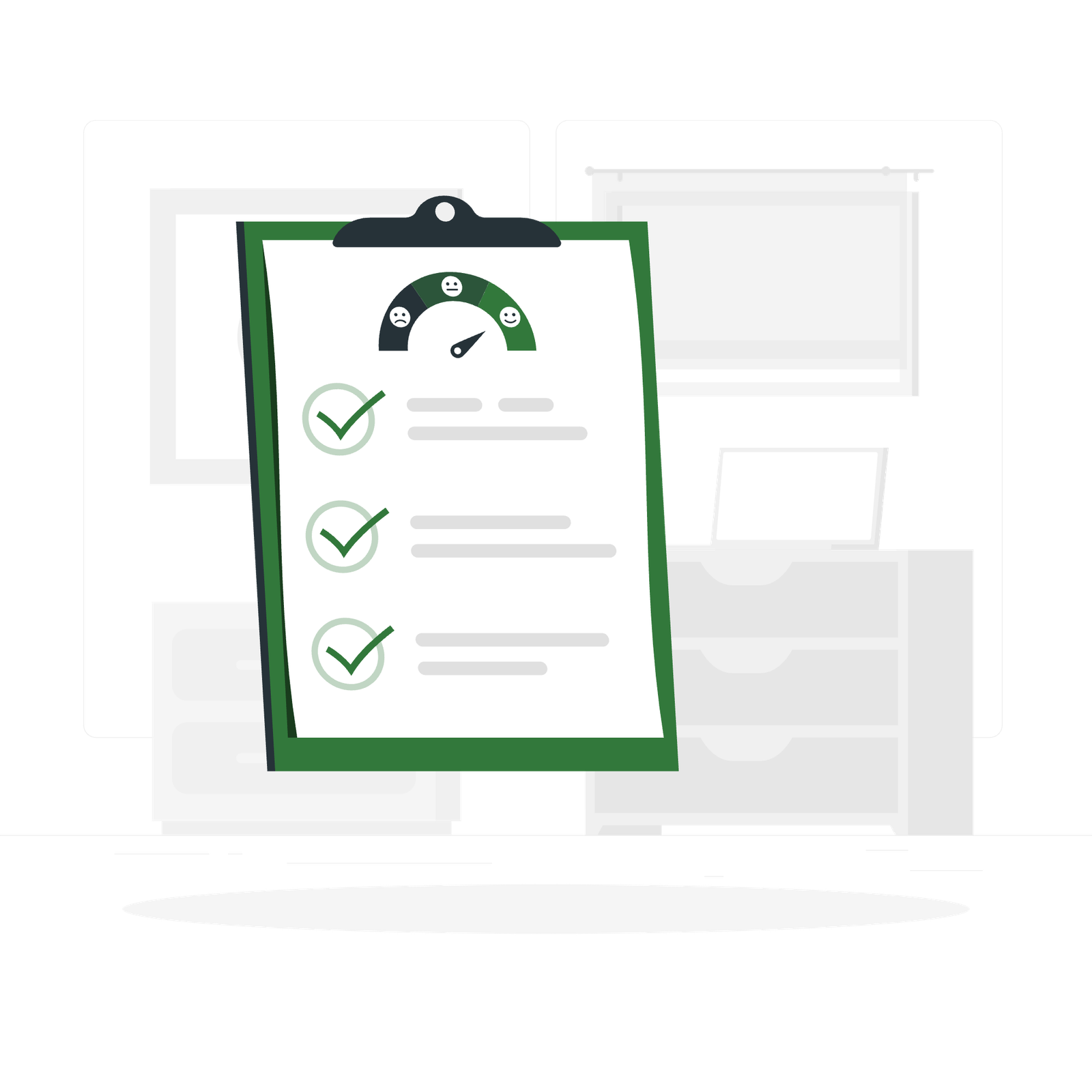 Illustration of the survey creation interface